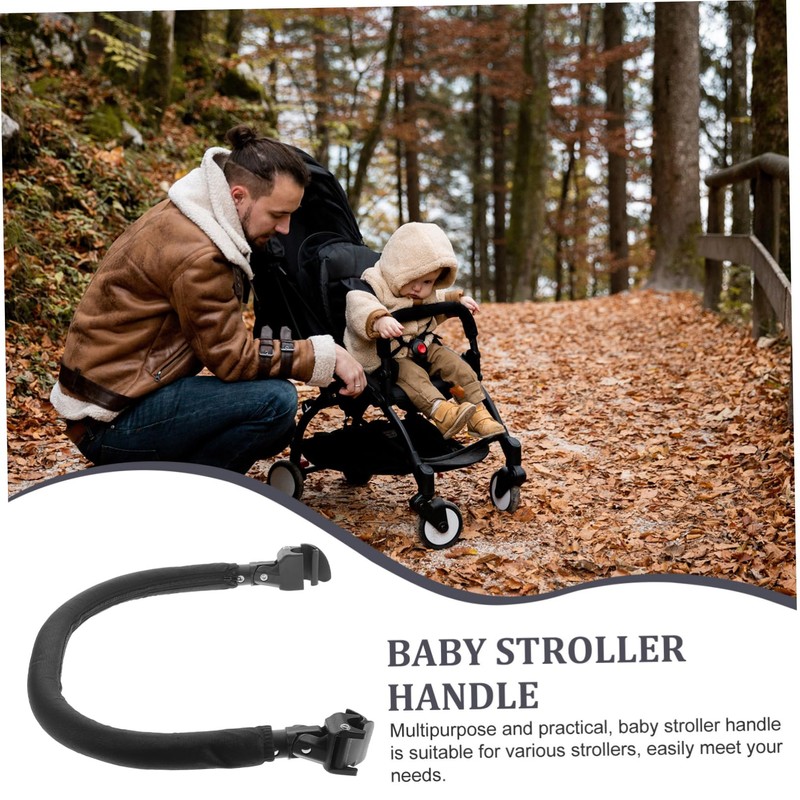 Kisangel Stroller Armrest Handle Extender for Stroller Durable and Safe