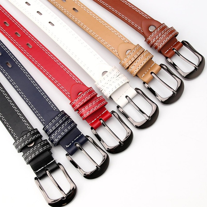 KASSAI Perforated Belt, Total Length 41.3 inches (105 cm), Width