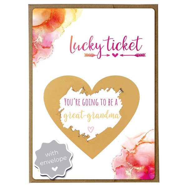 Joli Coon Pregnancy announcement scratch card - You are going