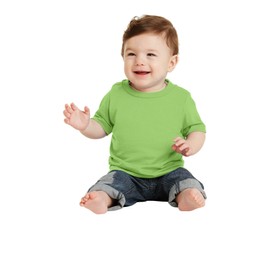 Port & Company Infant Core Cotton Tee. CAR54I 12M Lime