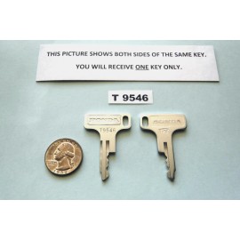Honda NOS orig. ignition key pre-cut # T 9546 - for '60's - '70's Hondas T9546