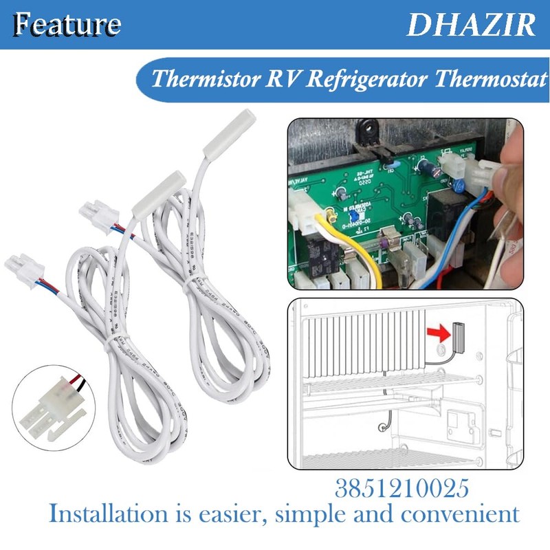 3851210025 Thermistor RV Refrigerator Thermostat for Dometic DM RM,S,NDR Series