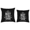 Best Ex Wife Ever Divorce Single Celebrate - Throw Pillow