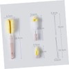 CHILDWEET 1 Set Feeding Bottle Cleaning Brush Set Rotating Pacifier