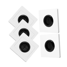 ORFOFE Pcs Wall Plate Cable Cover Rubber Pad for Power Line Organize Cord Hider for Wall Mount Tv