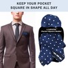 LADIZIO Pocket Square Holder, Pocket Squares for Men, Accessories for