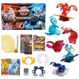 Bakugan Ultimate 6-Pack, Special Attack Dragonoids, Nillious, Mantid, Octogan; Custom...