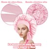 AVENIX Gorro para Dormir de Satin, Set 4 Piezas, Ajustable