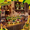 Honoson 6 Pcs LED Cactus Light Cinco De Mayo Decorations