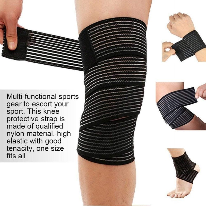 EULANT Elastic Bandage Compression Wrap 90 cm, Elastic Bandage/Elbow Bandage/Elastic