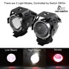 DREAMIZER Motorcycle headlight, U5 LED fog light, headlight, DRL, universal