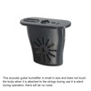 PATIKIL Acoustic Guitar Humidifier Guitar Instrument Sound Hole Humidifier Black