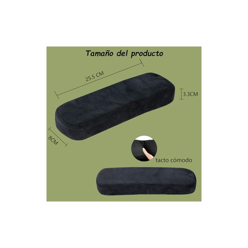 UTRHHVS 2 Reposabrazos ergonmico para silla de oficina, cuenta con