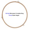 Jolaxy 8.8" Microwave Turntable Ring with 15 mm Rollers, Microwave