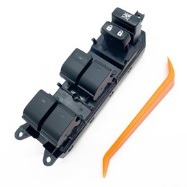 Mteycei Master Power Window Switch Button Front Left Driver Side Compatible with Toyota 2010-2015 Camry Land Cruiser Prius Venza Replacement for Lexus CT200h Replaces 84040-33100 84040-06020