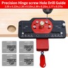 Metal Concealed Hinge Jig with Woodworking Tools,35mm Concealed Door Hinge