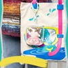 Plush Pouch, 3.9 inches (10 cm), 5.9 inches (15 cm),