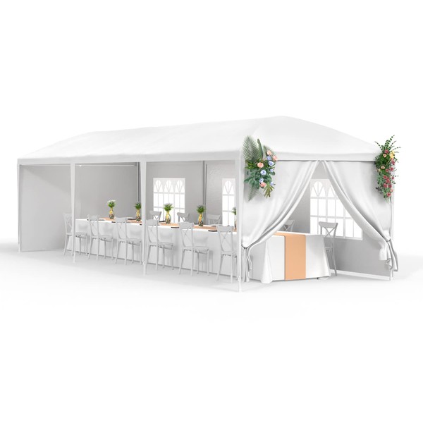10'x30' Party Wedding Outdoor Patio Tent Canopy Heavy Duty Gazebo Pavilion -5