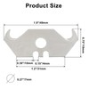 Coufce 30 pcs Hook Blade Utility Knife Blades Super Sharp