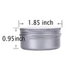 1 Ounce Aluminum Tin Jar Refillable Containers 30ml Aluminum Screw
