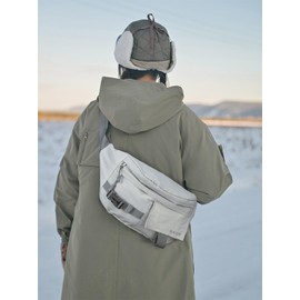 Riñonera grande de talla grande para hombres y mujeres, impermeable, bandolera