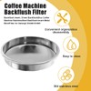 2 PCS Backflush Disk, 58 mm Filter Espresso, Stainless Steel