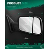 SCITOO Towing Mirrors Compatible with 2002-2008 For Dodge For Ram