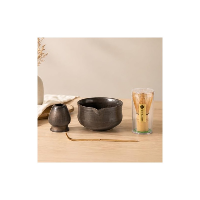 Ochcahser - Juego de té japonés incluye tazón de matcha