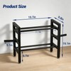2-Tier Dumbbell Rack Small Weight Rack For Home Gym 350LB