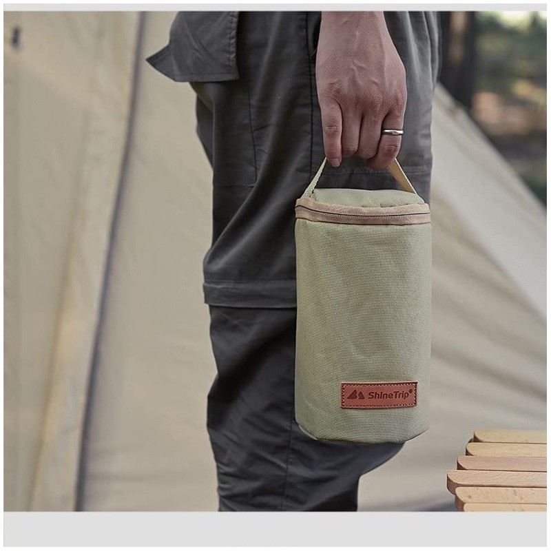 Lantern Case, Canvas, Lantern Storage Bag, Drawstring Type, For Oil