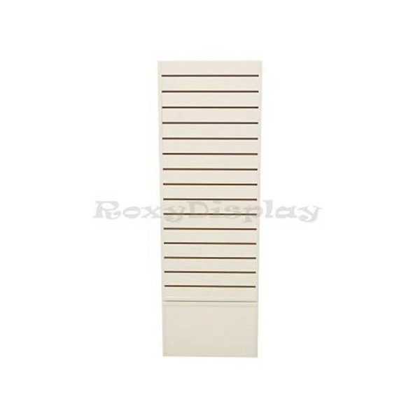 Roxy Display Slatwall Unit White Color Showcase Display Store Fixture