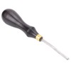 Leathercraft Edger Trimming Tool, Leather Edge Beveller Steel Blade Ebony