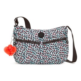 Kipling IZELLAH Medium crossbody, Abstract Print (White)