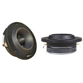 2 Super Tweeter MASTER AUDIO BST12/4 BST 12/4 with 175 Watt RMS and 350 Watt Max 9.50 cm Diameter 98 dB 4 Ohm with 2.70 cm Depth per Pair