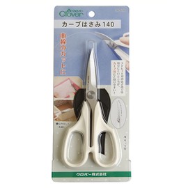Clover Curved Scissors 140 for Curve Cut 36-616 White