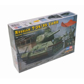 Hobby Boss Russian T-34/85 Tank Model 1944 with Angle-Joined Turret Vehicle Model Building Kit