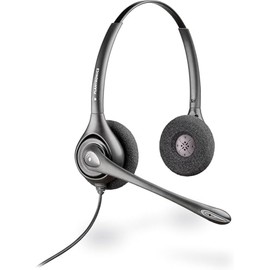 Plantronics SupraPlus HW261N-DC Dual Channel Headset, Black
