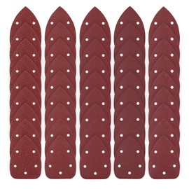 CowboyBOB 100 PCS 5 Holes Hook and Loop Mouse Sander Sandpaper Mouse Detail Sanding Disc Mouse Sanding Pads Assorted 40/80/120/180/240 Grits