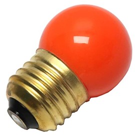 Satco 03610 - 7-1/2S/CO ORANGE S3610 Standard Screw Base Colored Scoreboard Sign Light Bulb
