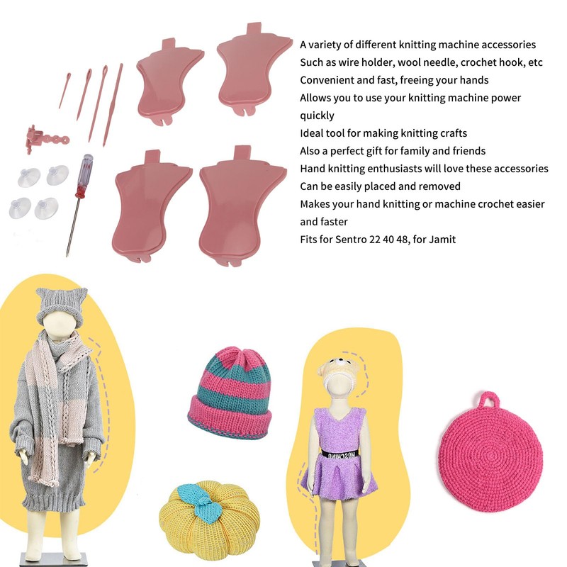 KIMISS Circular Machine, Knitting Accessories, Replacement for Sentro 22 40