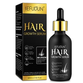 Bio 5% Haarwuchsöl - Lösung zur äußeren Anwendung – Haarwuchs & Verdichtung – Bei Haarausfall & lichtem Haar bei Männern – Reaktiviert verkleinerte Follikel – Präziser Pumpspender, 60ml