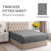 Extra Deep Twin Fitted Sheet - Hotel Luxury Single Fitted