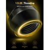 MIKKUPPA 1/2-20 Black Lug Nuts - Replacement for Aftermarket EZGO