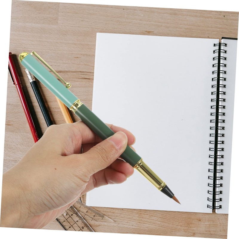 Operitacx Fountain Style Brush Pen Set Refillable Ink Brush Pen