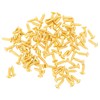 100PCS Guitar Pickguard Screws Metal Guard Plate Mounting Screw Electric