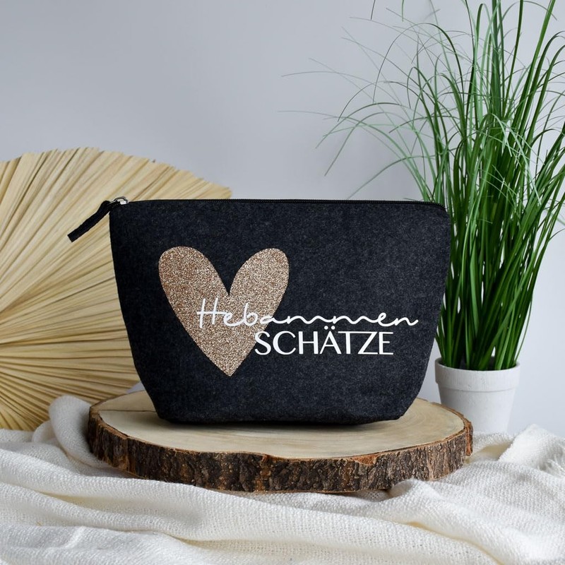 Geschenk für die beste Hebamme | Filz Tasche als Geschenkidee