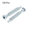 QUARKZMAN Möbel Confirmat Screw, Pack of 100, 5 x 40