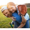 Wonninek Baseball Glove Sports Bat Gloves with Baseball PU Leather