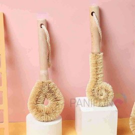 Multi-Purpose Dishwashing Brush & Scrubber Pot & Cup Cleaning Brush 3ea