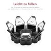 MOLN HYMY Cute Weekly Pill Box 7 Day Round Flower